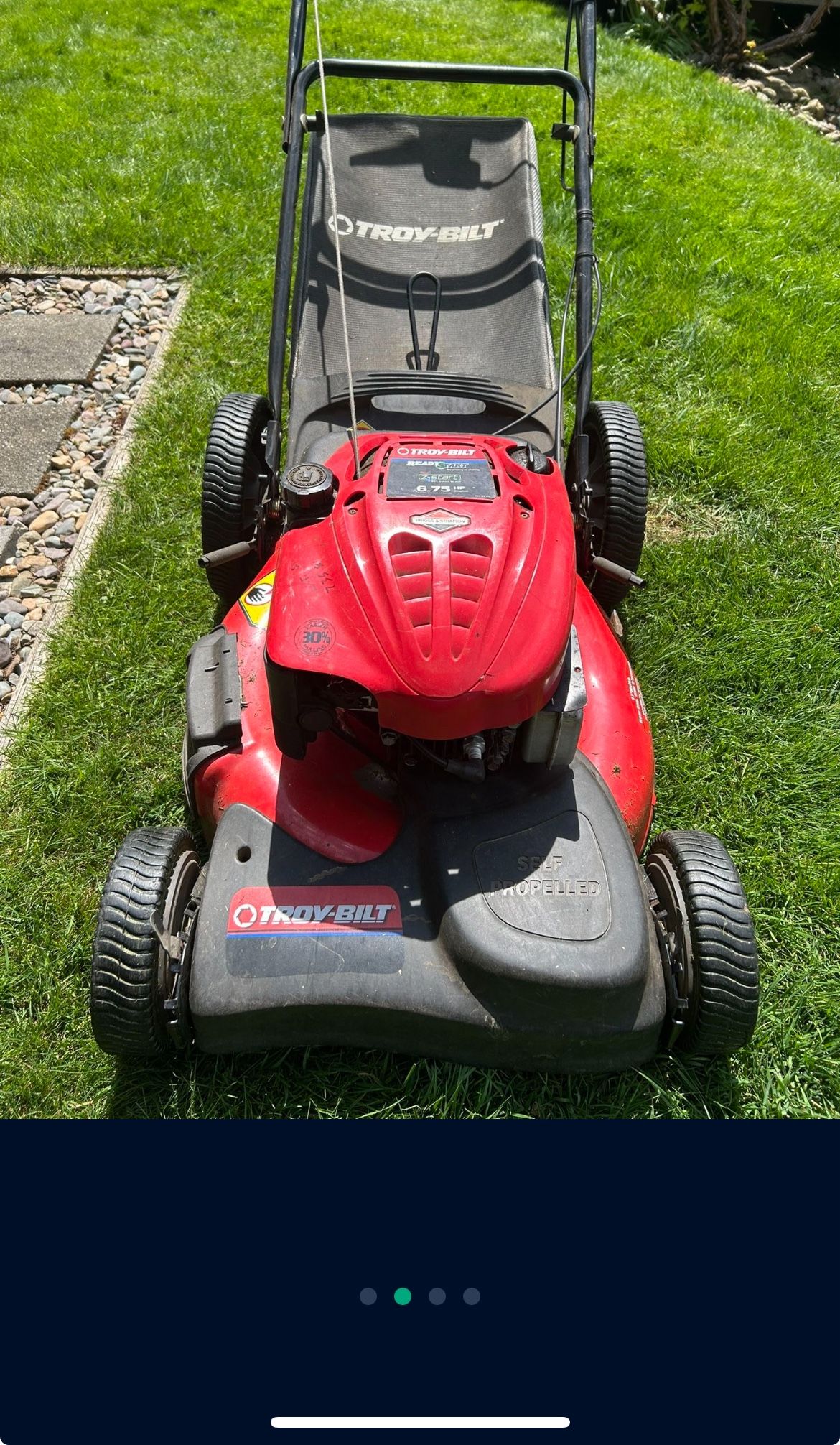 Troy-Bilt Lawn Mower , 6.5 HP , Self-propelled