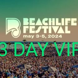 Beachlife Festival - 3 Day VIP 