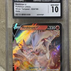 Reshiram EX Pokémon white flare 020/086 gem 💎 mint 10