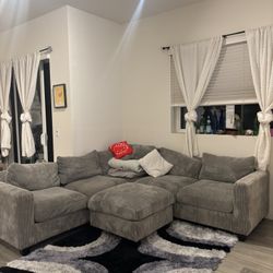 Modular Grey Cloud Couch 