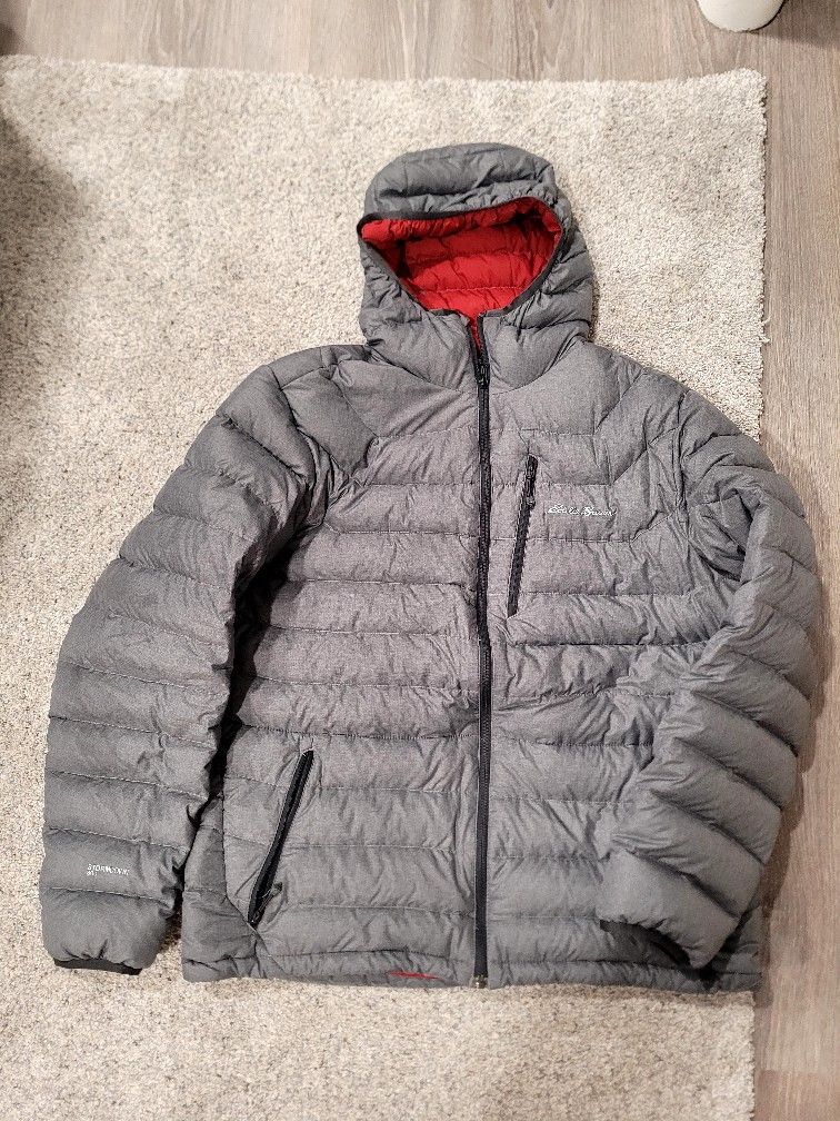 Mens Eddie Bauer Stormdown 800 Fill Jacket Size L