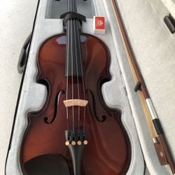 New Violin Solid Wood Ebony 