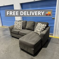 Large Gray Sectional Free Delivery