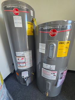 New Water Heater Rheem Performance Plus
