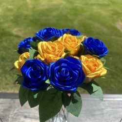 Handmade Forever Ribbon Roses