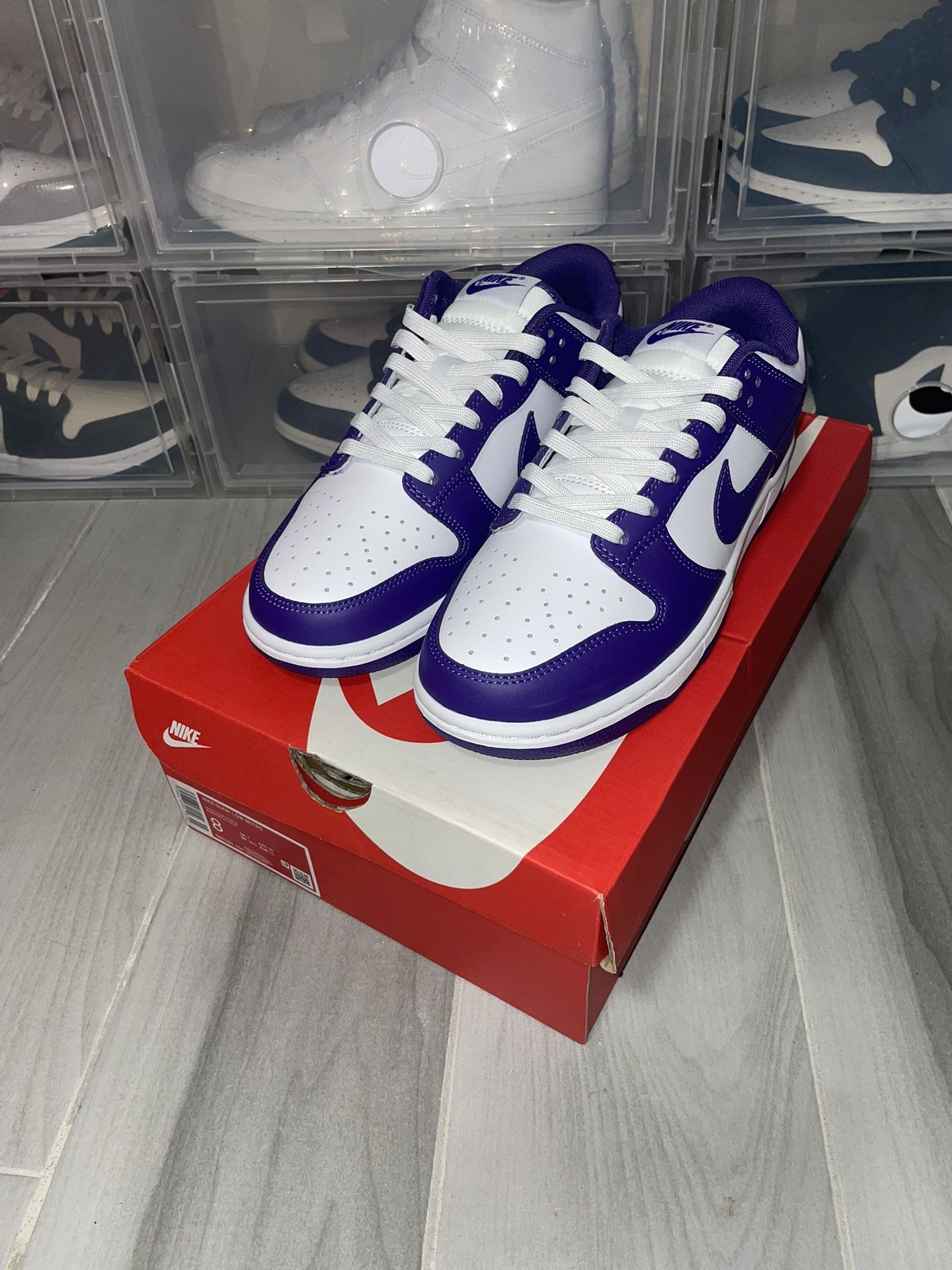 Nike Dunk Low "Championship Court Purple " - SIZE:8 M