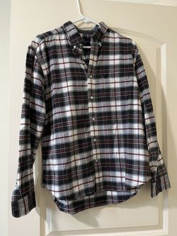American Eagle Long Sleeve Classic Fit Button Up Shirt Size L
