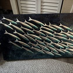 Metal Fish Art Work 