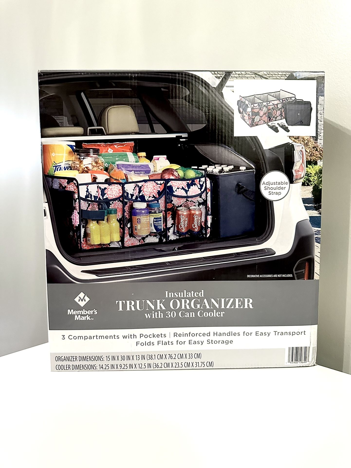 Member's Mark Insulated Trunk Organizer and 30-Can Cooler