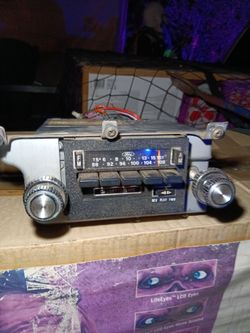 Vintage Ford radio with cassette player