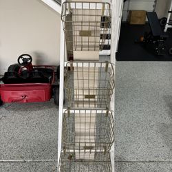 Bathroom Or Bedroom Organizing Basket Shelves 