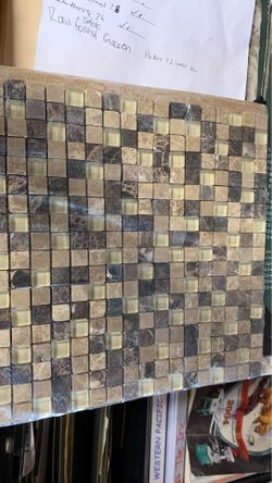 Glass back splash