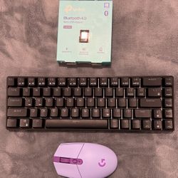 RK Gaming Keyboard Logitech Wireless Gaming Mouse