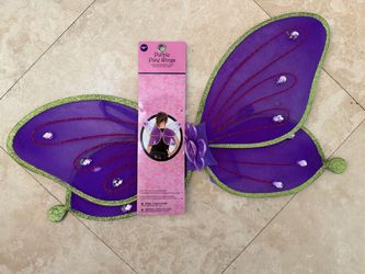 Halloween Purple Fairy Costume Wings