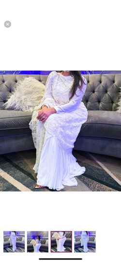 All White Sari