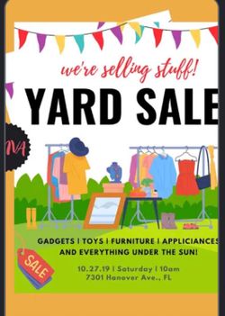 Multi family Yard Sale Monroe Ave NE and 10th St.
