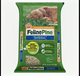 Feline Pine Non-clumping Cat Litter 40 Lbs Bag