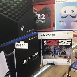 Ps5 Pro Xbox X Oculus Nintendo 2 New Sealed No Credit Needed Pay Down Only 