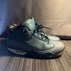 Men Size 10.5 Air Jordan Dub Zero Teal Green Blue Graphite Black 