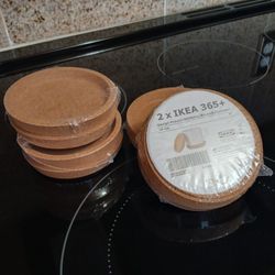 IKEA 365+  Cork Coaster Catch All 3.5" Coffee Mug Holder 