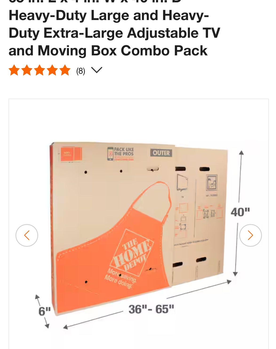 Home Depot TV Box