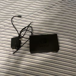 Nintendo Switch Doc and Original Charger (Great Condition)
