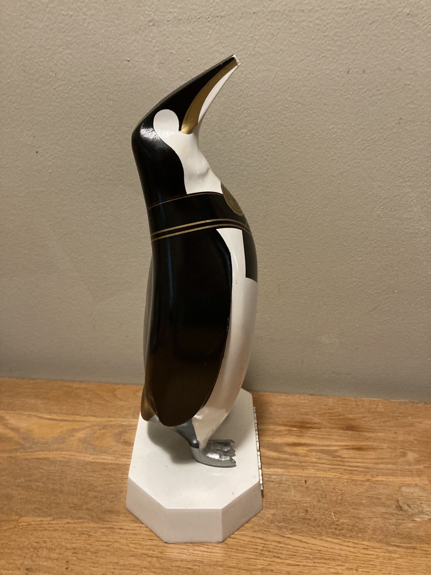 Rare Moët & Chandon Ice Imperial Wood Penguin for Sale in Golden