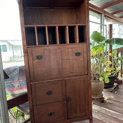 Tall Secretary Desk