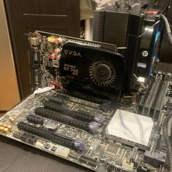 Asus X99-AII Motherboard/ i7-5820k CPU combo w/graphics Card