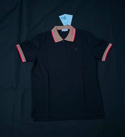 Burberry Black Polo Shirt with Tags
