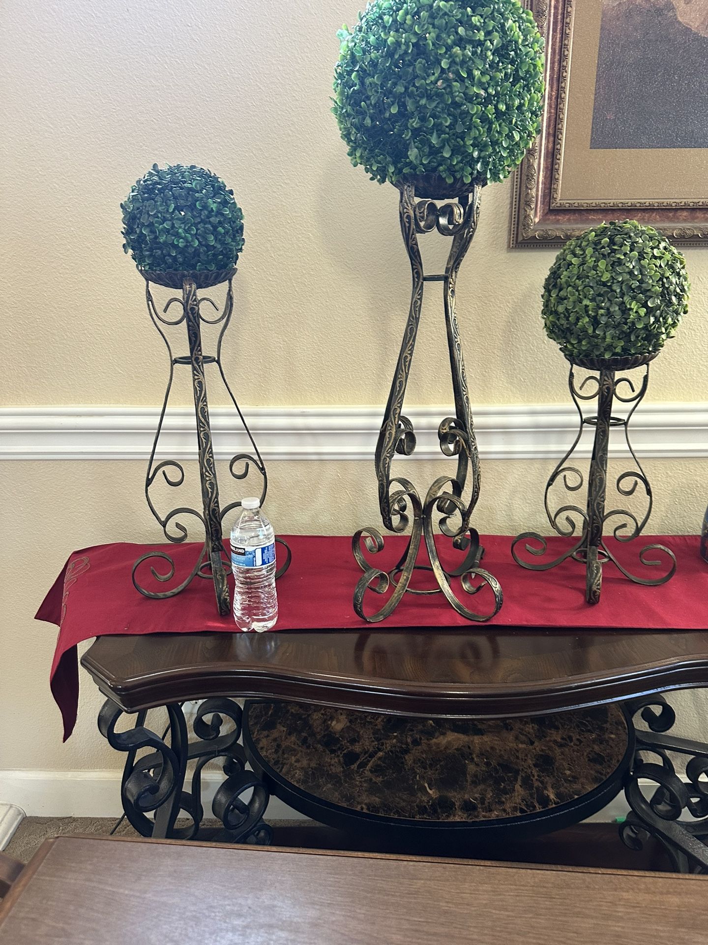 Rod Iron Candle Holders