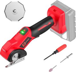 Cordless Electric Scissors Fit for Milwaukee 18v Battery 440RPM Rotary Cardboard Cutter For Fabric Carpet Plastic(Battery not included)