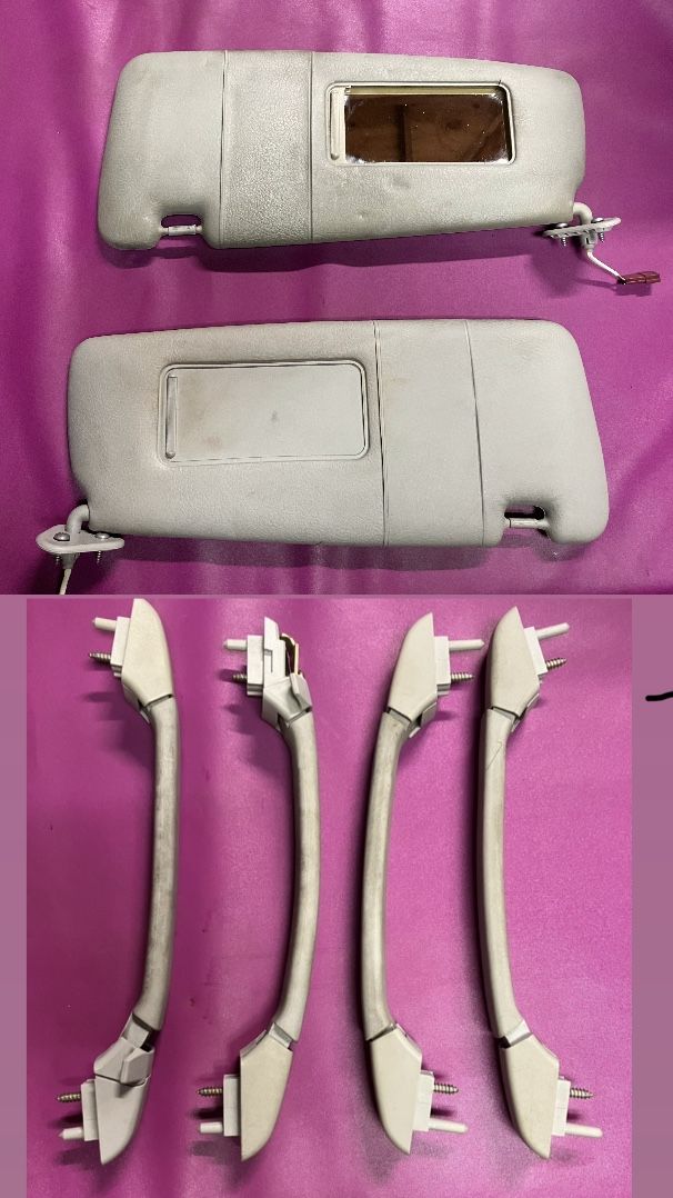 E46 Sun Visors Left Right Grab Handles