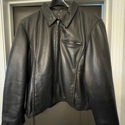 Womens Leather Riding Jacket