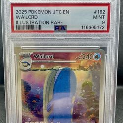 Wailord 162 PSA 9