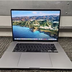 Apple Macbook Pro 16" Core I7 Laptop 16 GB RAM 500 GB SSD Touchbar 