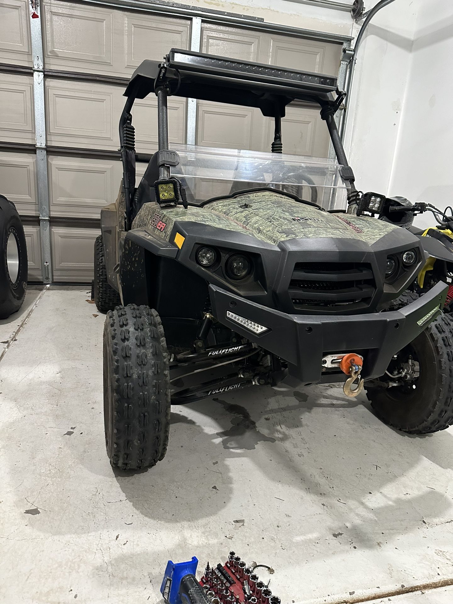 2021 Hisun , Strike 250. Led Lights, Long Travel, Suspension Lift Kit, Radio