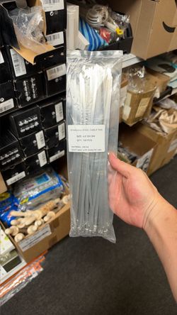 Stainless Steel Cable Ties 4.6x300mm 100-Pack