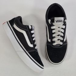 Vans Old Skool Sneakers Black White Youth Size 1