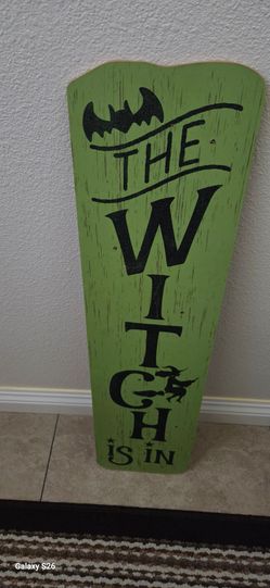 Halloween Wood Sign