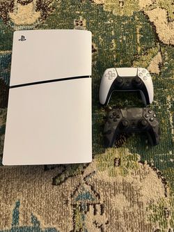 SONY PS5 SLIM DIGITAL W/ 2 Controllers