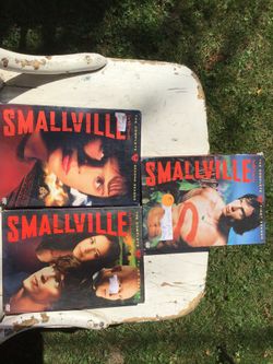 DVDs Smallville all three seasons.