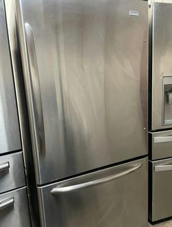 Amana Fridge with Bottom Freezer Stainless