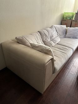 Fendi Two Piece Alligator Pattern Goose Feather Sofa