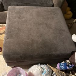 Green Sectional Plus Ottoman 