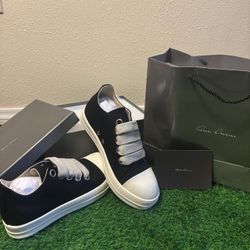 Low Top Rick Owen Jumbo Lace