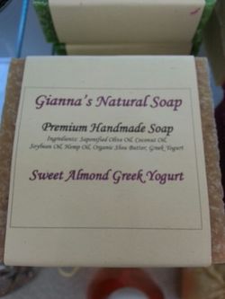 Natural soap scrub bars