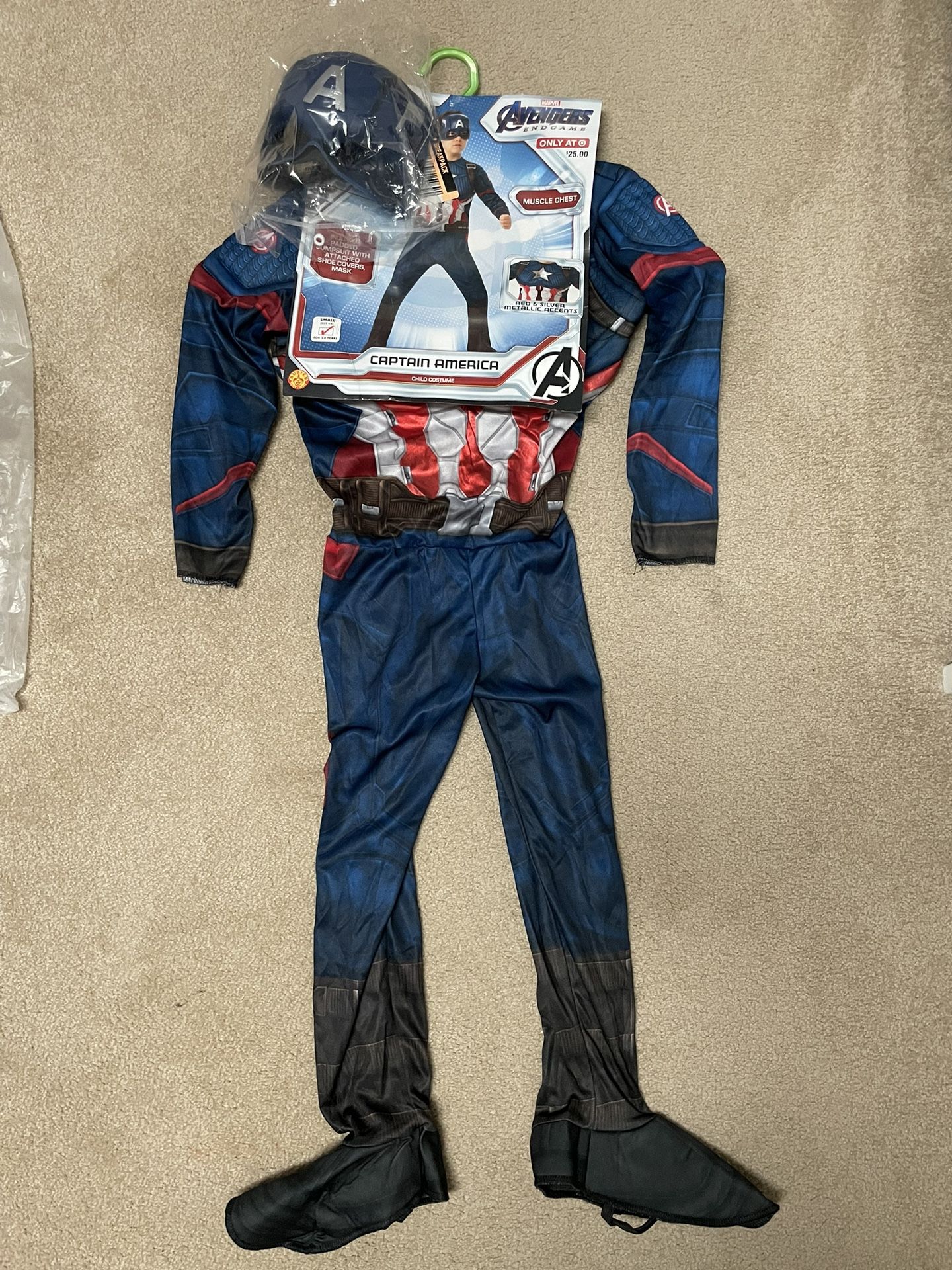 Boys Captain America Halloween Costume