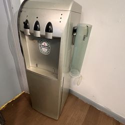 5gal Water Dispensers, Silver One Has Fridge 