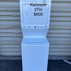 Kenmore Stackable Washer Dryer